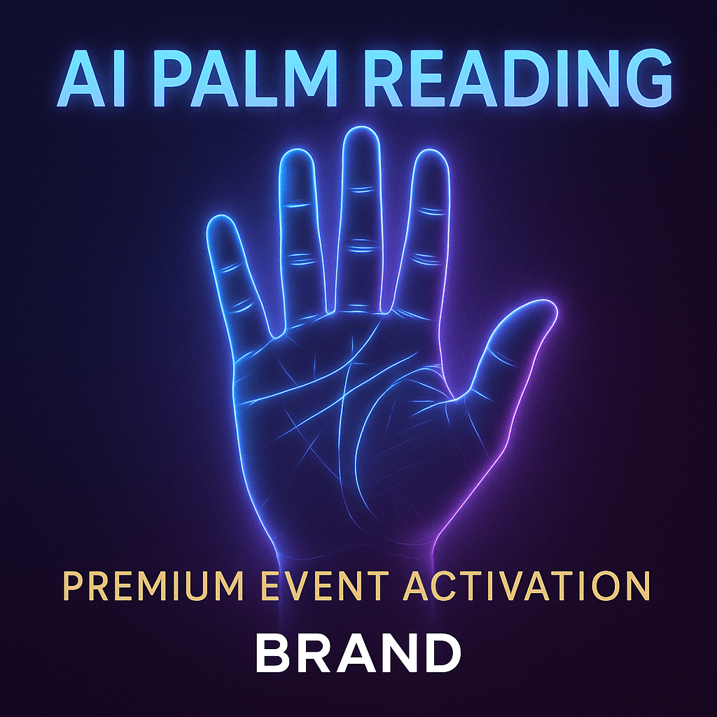 AI Palm Reading social image for Interactive Dallas event planners